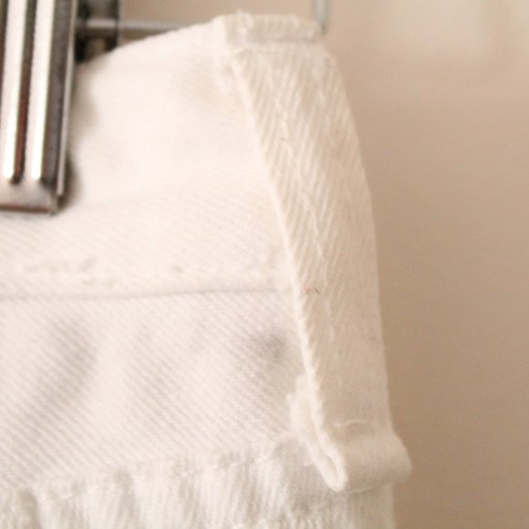 Rag & Bone Marilyn Crop Flare Jeans Distressed White Size 26 - Picture 7 of 9